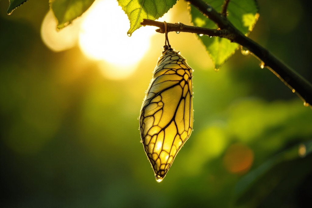 Butterfly cocoon